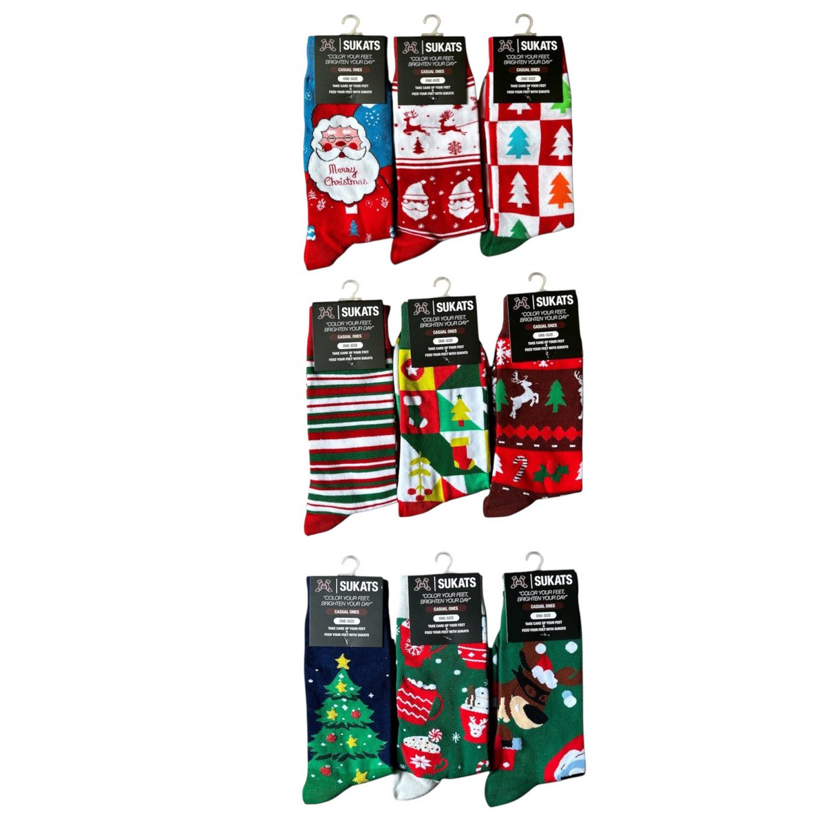One-size Kerst A 9 paar