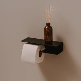 Portarrollos Bari – accesorios baño moderno con estante