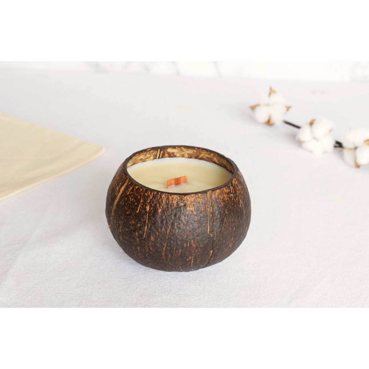 Świeca Zapach Kokosa | 45h aromatycznej świecy