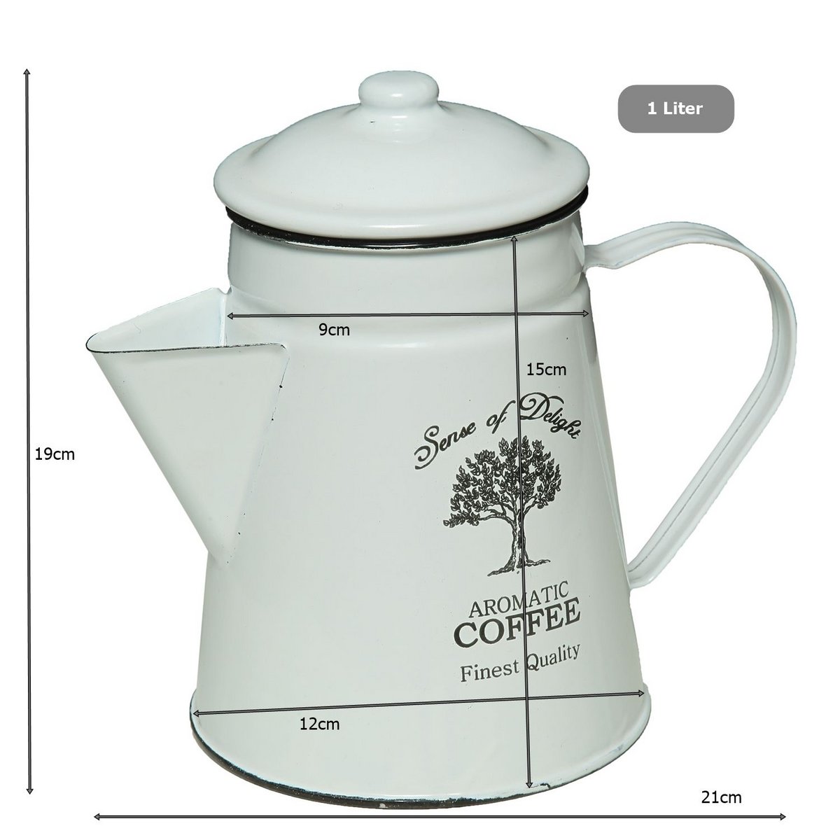 Emaille koffiepot