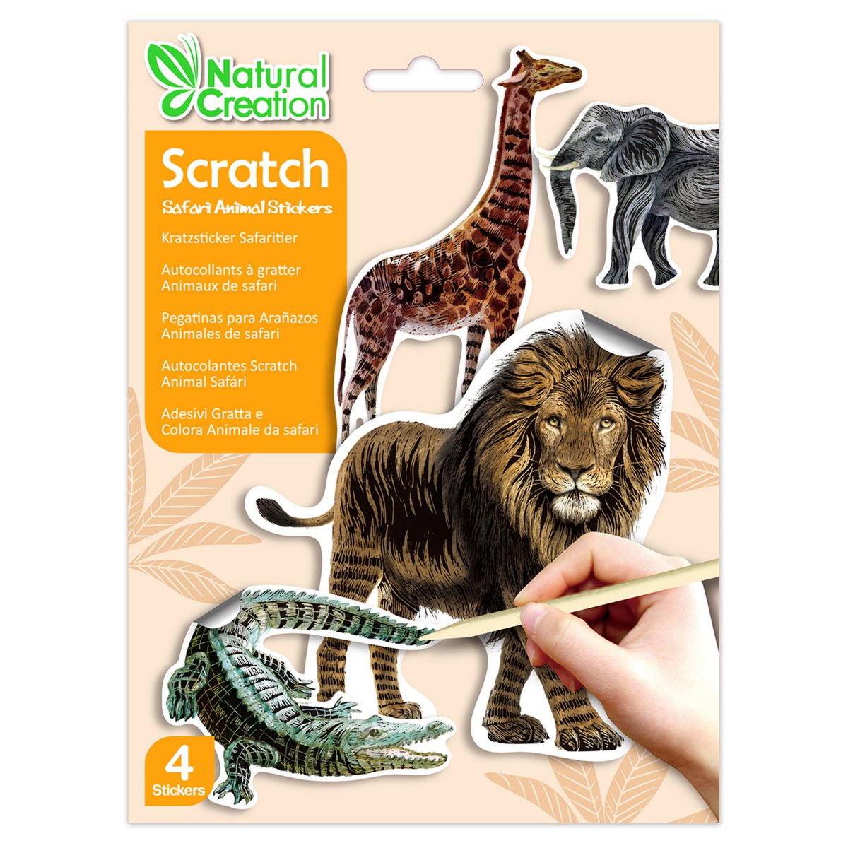 Scratch Stickers - Safaridieren
