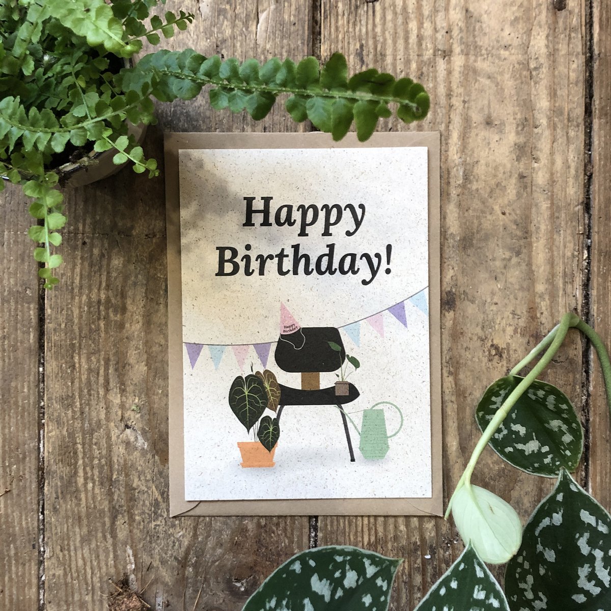 Cartolina + busta Buon compleanno!