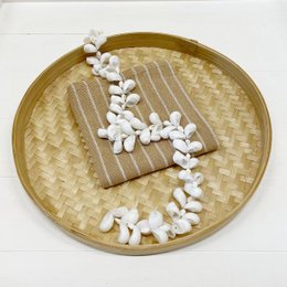 Guirnalda de conchas Blanco 60cm
