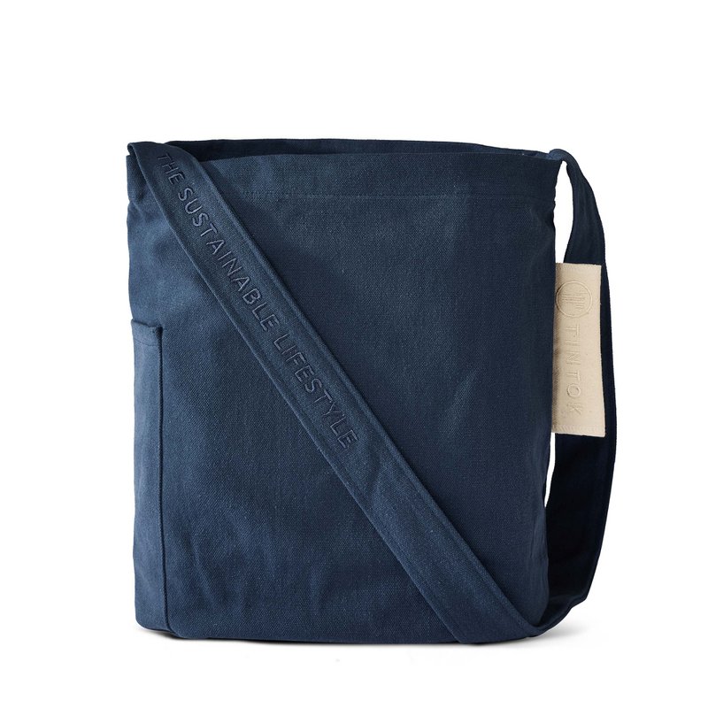 Mira Canvas Taske - Dark Denim