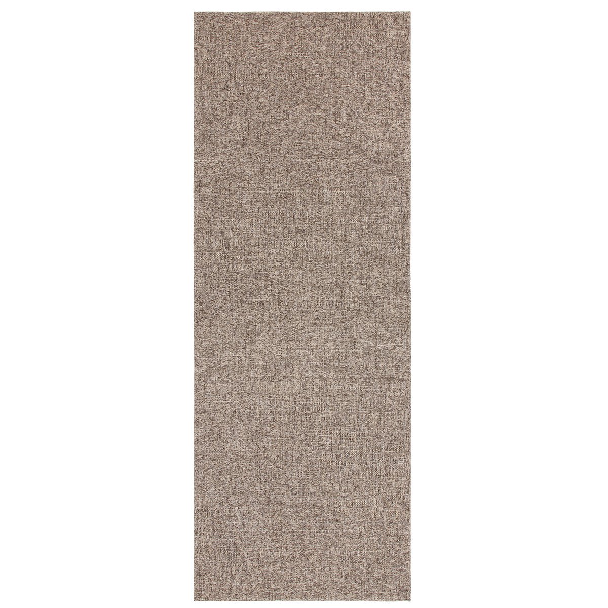 Alfombra para Interior y Exterior, Antideslizante - Uni Taupe Beige - 80 cm x 220 cm - Balcón Terraza Cocina, Resistente a los Rayos UV y a la Intemperie, Moderna Alfombra de jardín