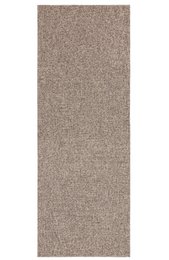 Tæppe til indendørs og udendørs, skridsikkert - Uni Taupe Beige - 80cm x 220cm - Balkon Terrassekøkken, UV- og vejrbestandigt, Moderne Havetæppe