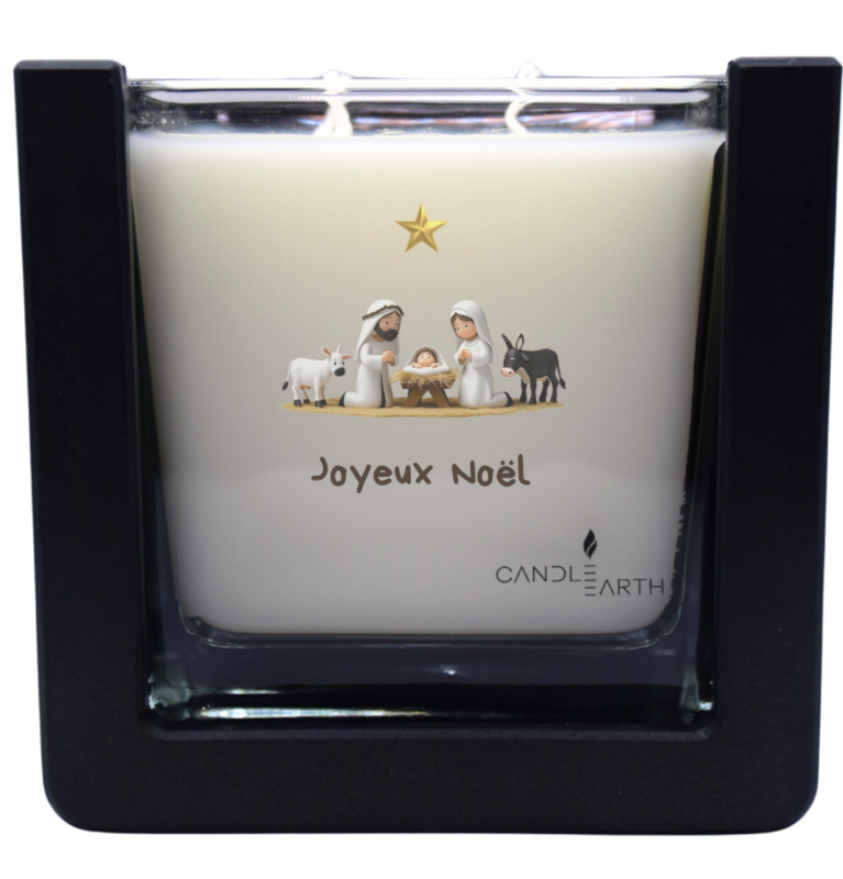 Surprise scented candle decoration - Merry Christmas - Nativity scene