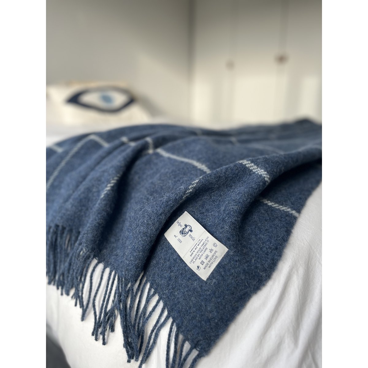Square Plaids - 100% Virgin NZ Wolle - extra weich