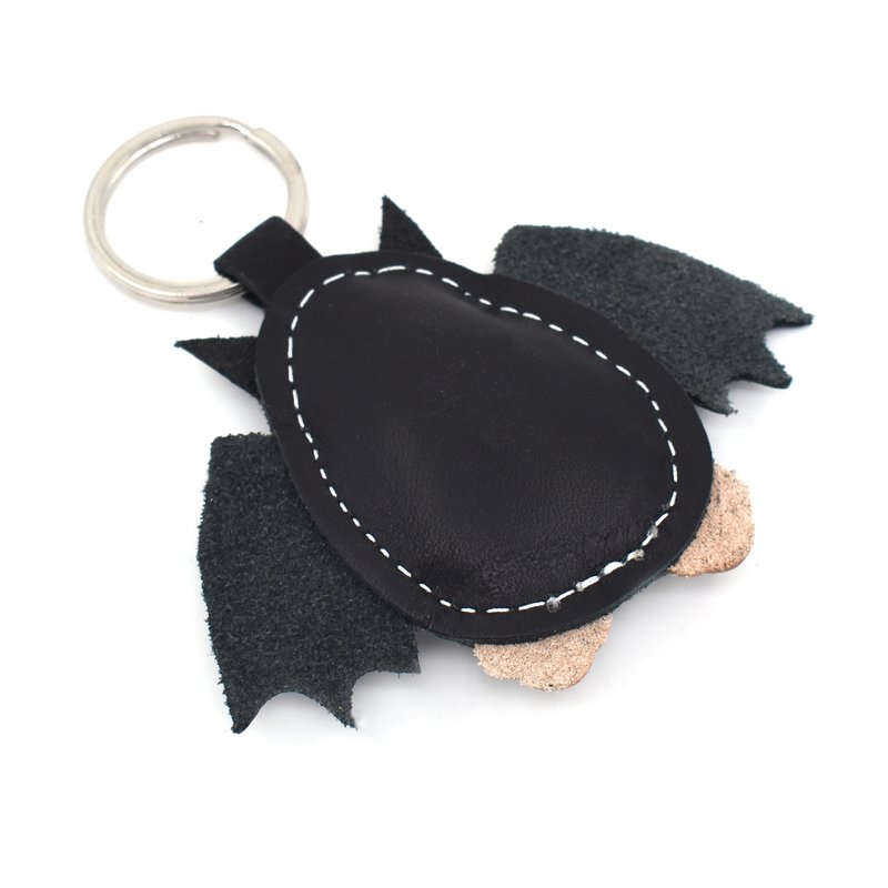 Cute Little Bat Leather Animal Keychain