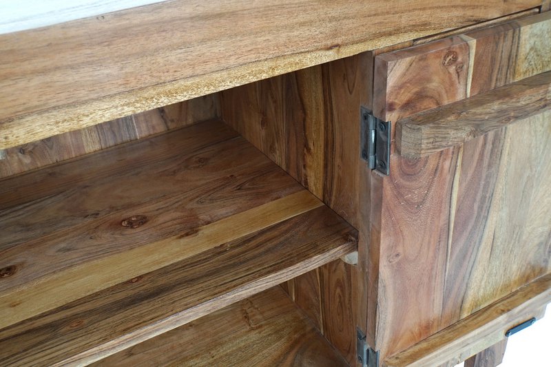 BUFFET AUS MASSIVEM AKAZIENHOLZ 110X40X60 40 MB162370