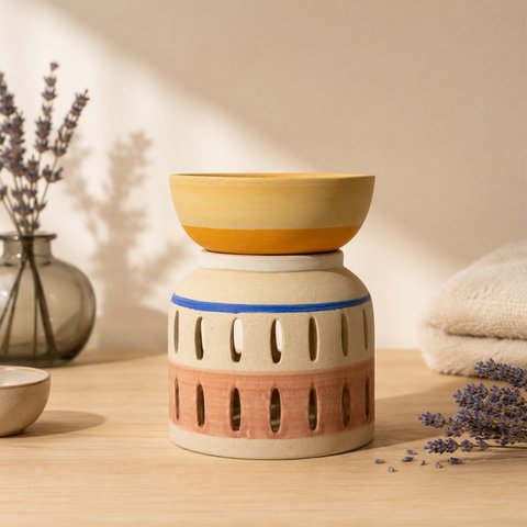Parfümbrenner der Creativity-Serie – Vaso – Matte Keramik – Handgefertigt – Anpassbar – Originelle Geschenkidee