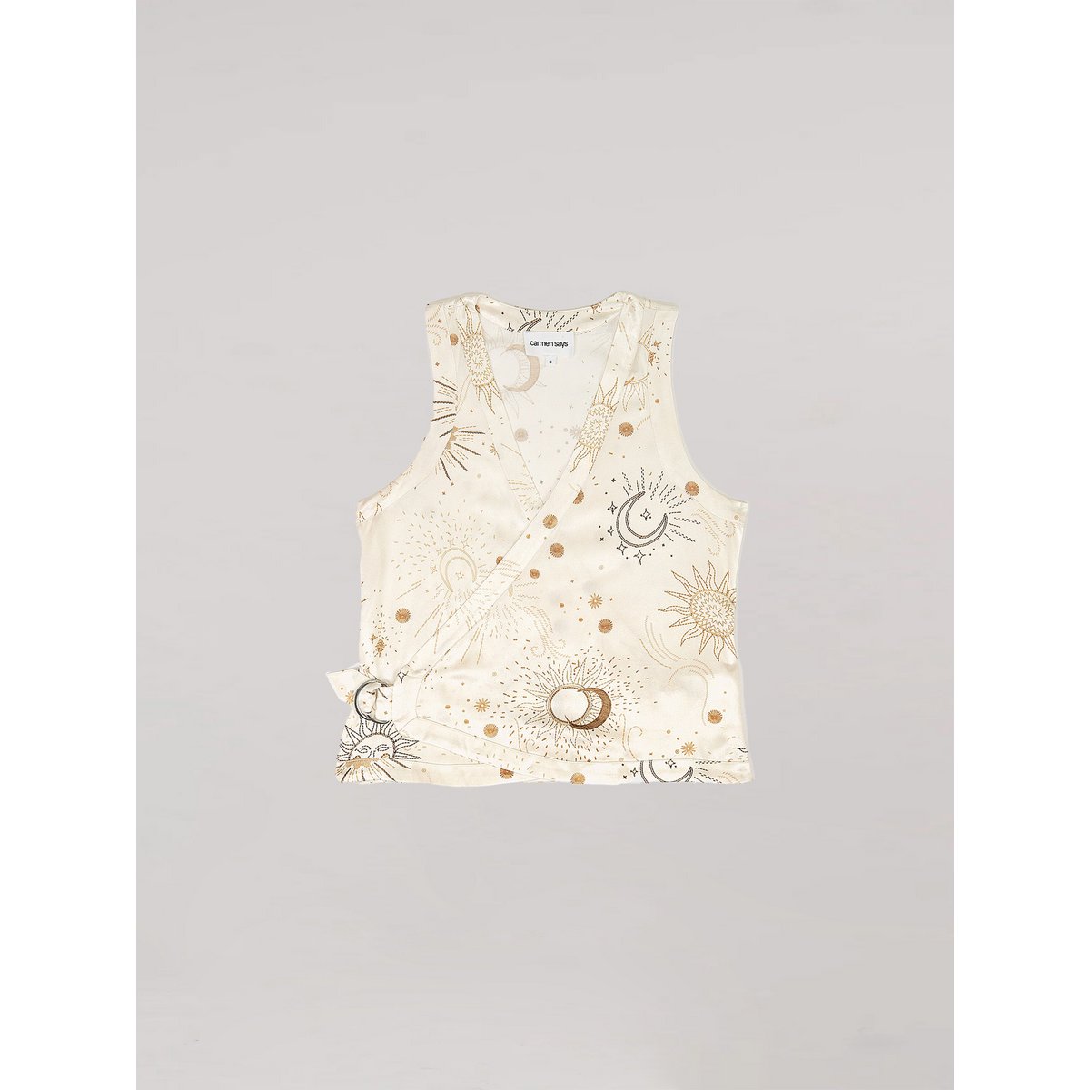Gilet Priest con stampa del sistema solare