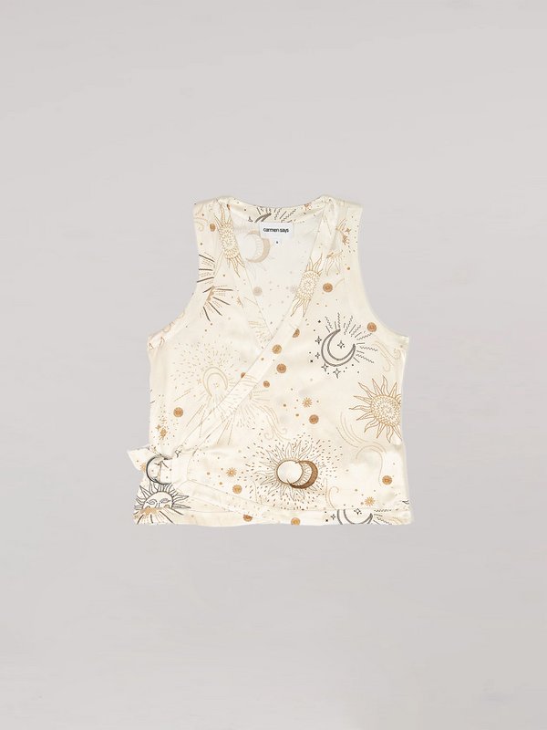 Gilet Priest con stampa del sistema solare