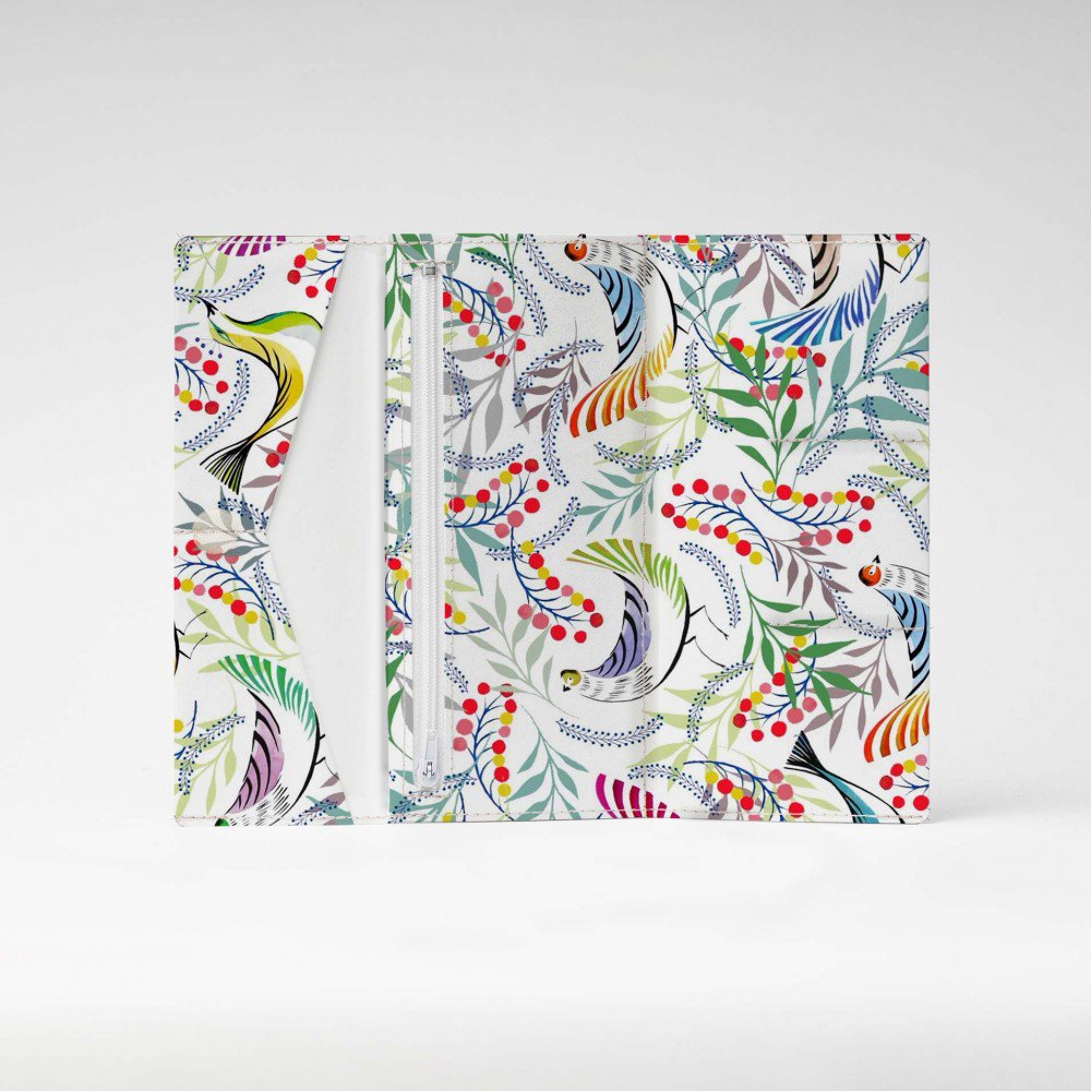 FLORALITY BIRD Tyvek® Cardboard Wallet XL / Clutch Wallet