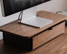 Desk Shelf Mini - Monitor Stand with Drawer