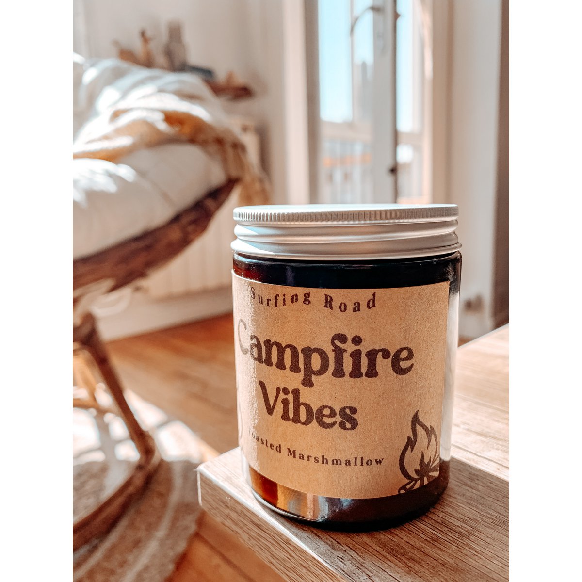 Campfire vibes candle - Toasted Marshmallow