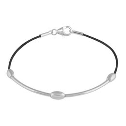 Silberarmband „Single Silver“ Schilder aus 925er Silber