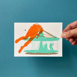 Salon des cartes postales Riso no. 4, risographie