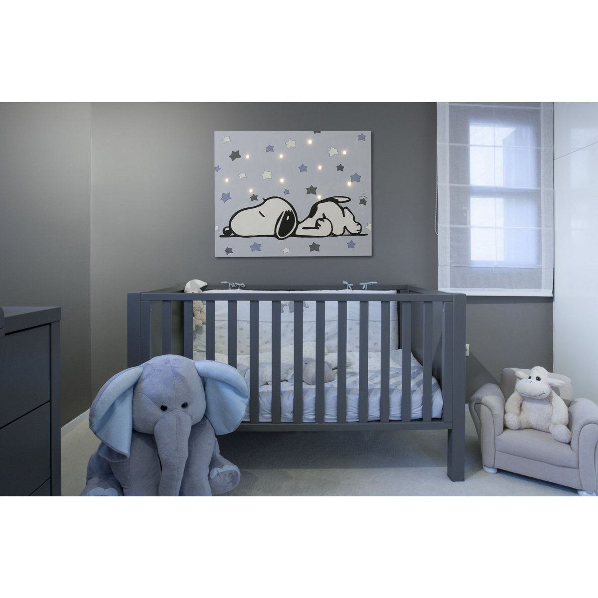 Snoopy Led Licht Canvas