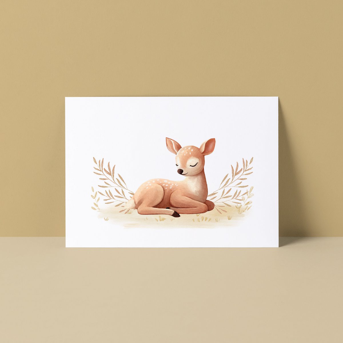 Postkartenhirsch