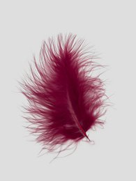 Marabou 12-15cm bordeaux