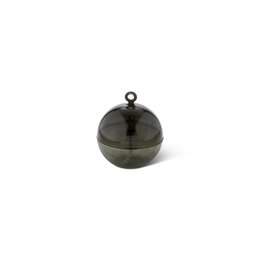 Olielamp Round cover green brass M