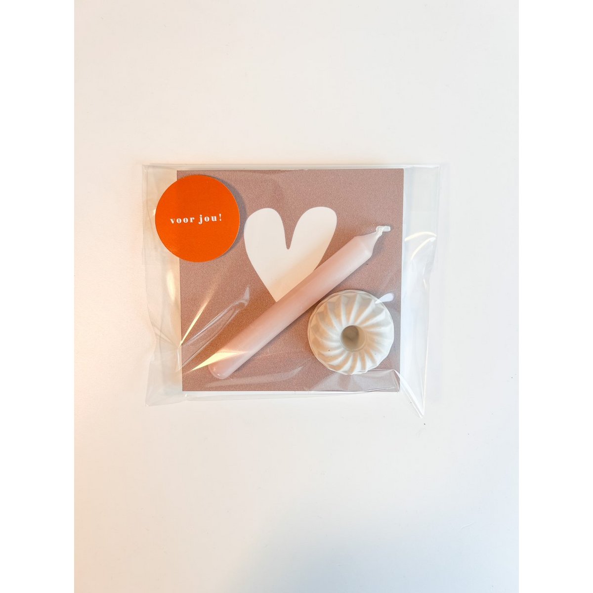 Maxi Geschenk Herz Altrosa