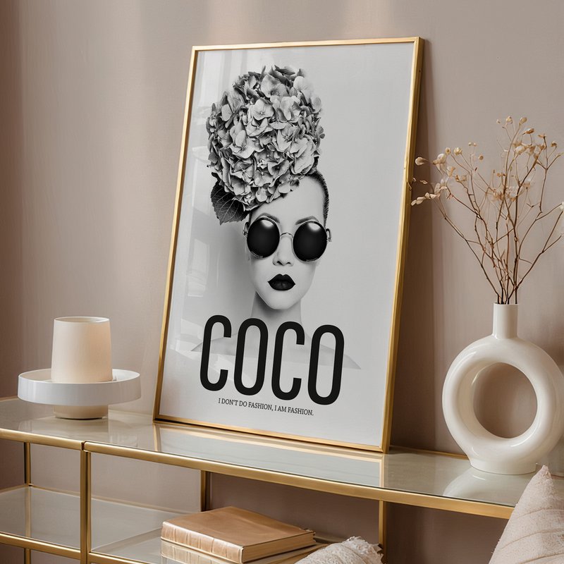 Poster: Coco - I don't do fashion, I am fashion