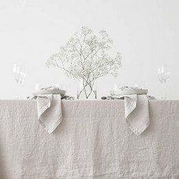 Tovaglia in lino Silver Stone Washed