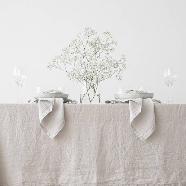 Tovaglia in lino Silver Stone Washed
