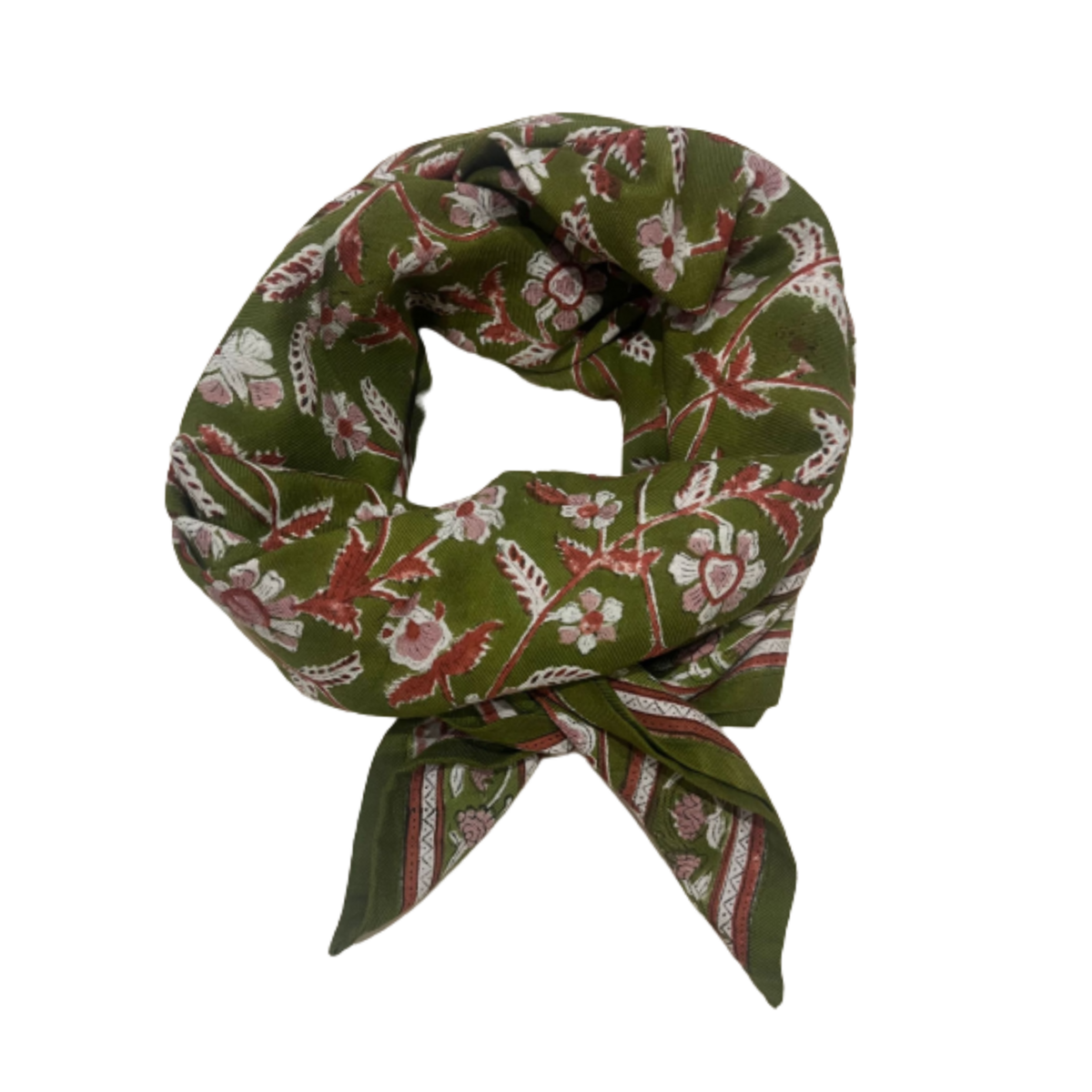 Foulard Adulte Delhi Menthe 100 cm