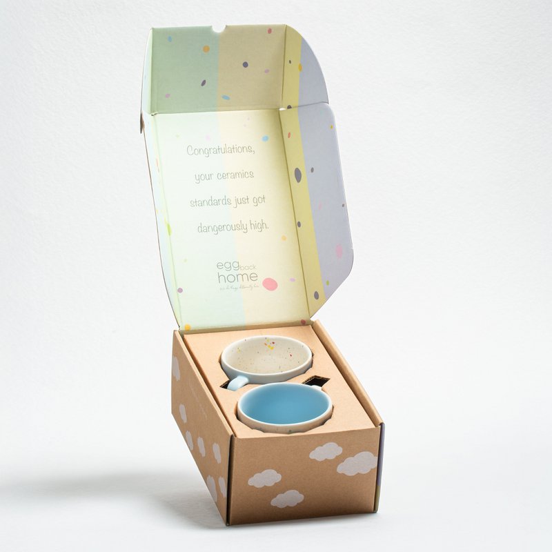 Breeze Party In/Out Stoneware Duo Set Mug 240ml Blue