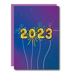 2023 Fireworks Happy New Year Card
