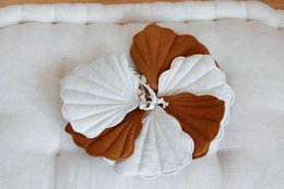 Guirlande de Lin "Caramel" avec Coquillages