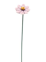 Gänseblümchenblume Keramik klein lila 3,5 cm