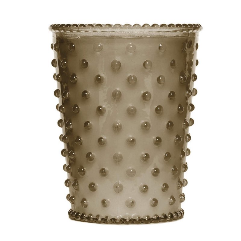 Simpatico Hobnail Glass Candle 16oz %2355 Champagne