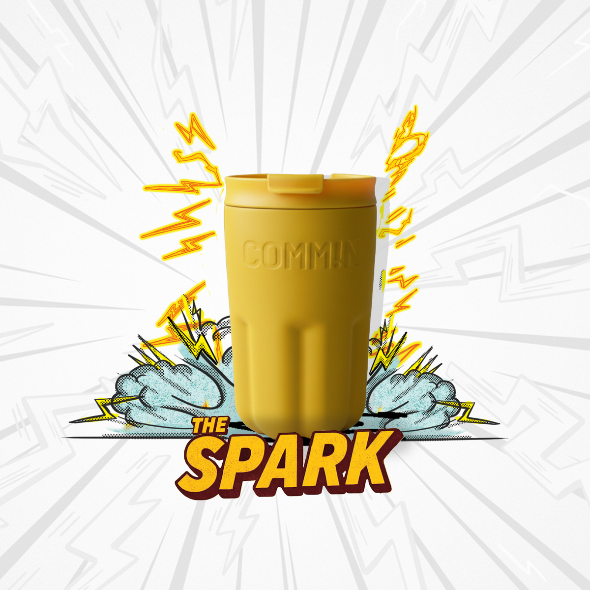 THE SPARK | Insulated Travel Mug | Pulse Yellow