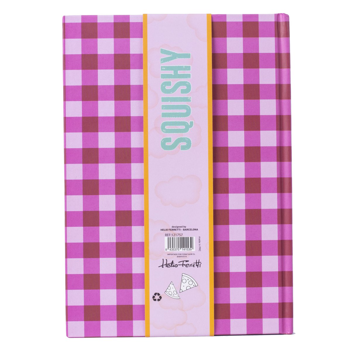SQUISHY PIZZA SCHEIBE A5 NOTIZBUCH HF