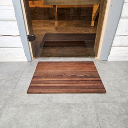 Træbrusebad til badeværelse, spa & sauna, holdbar, stilfuld og god gaveide