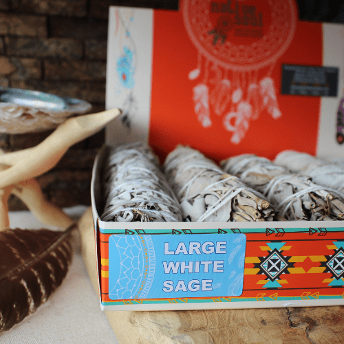 Native Soul Large White Sage Display for Cleansing