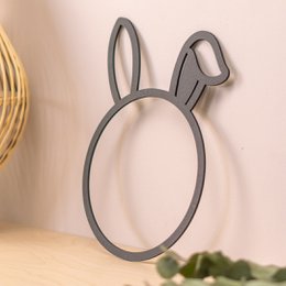 Oreille de lapin couronne en bois (UE = 2 pièces)