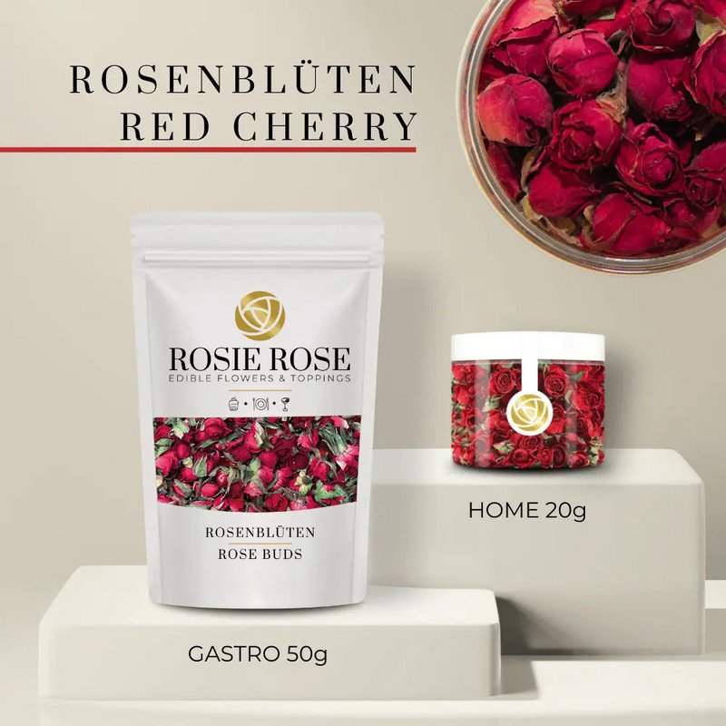 Fleurs de rose - Fleurs séchées comestibles | B2B