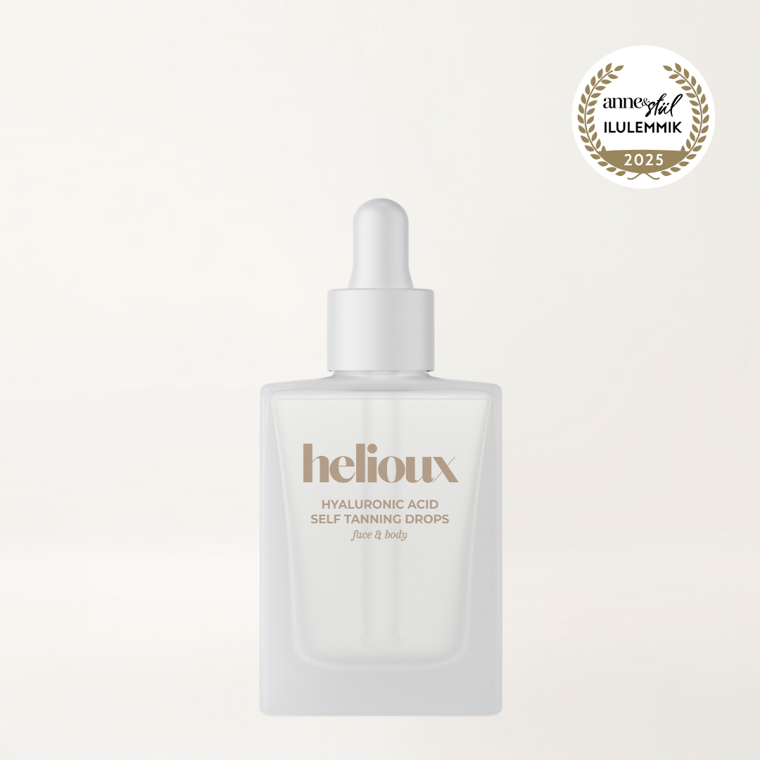 GOUTTES AUTOBRONZANTES À L'ACIDE HYALURONIQUE HELIOUX®
