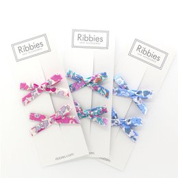 Liberty of London Schoolgirl Bows - Betsy Red