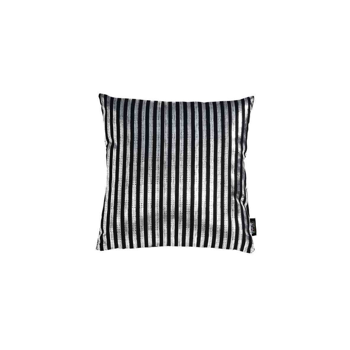 gloss print silver STRIPES 45x45cm
