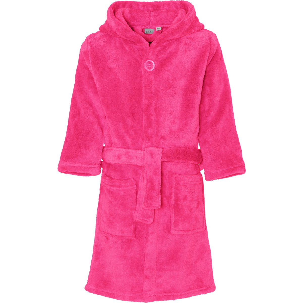 Peignoir polaire uni - rose