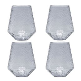 Water glasses Claude, set of 4, grey