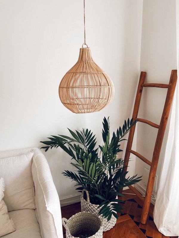 Mandala-Rattan-Lampenschirm