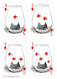 Kitten Club Playing Cards