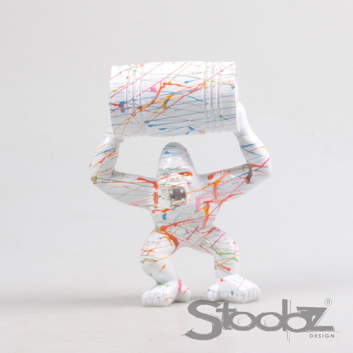 Gorille m / olivat stoobz 4 cul z / w / z / g pulvérisation 21 cm
